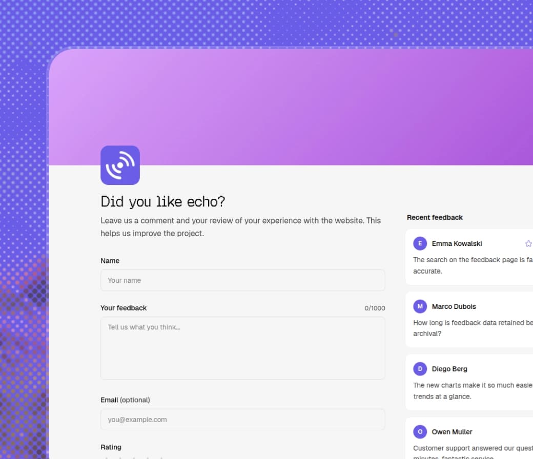 Echo screenshot 2